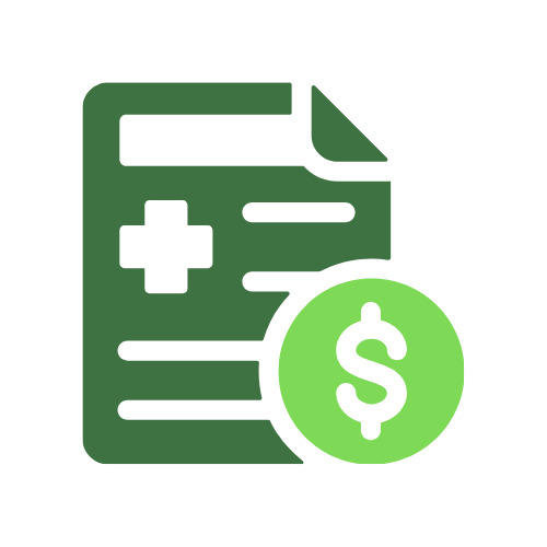 Medications included in the package with no extra costs